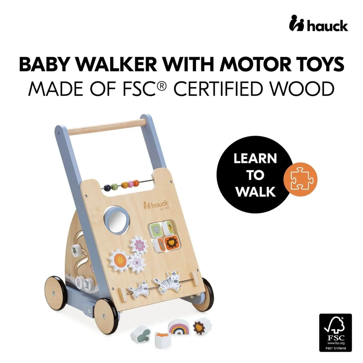 Hauck Learn to Walk - Skills Wooden Walker
