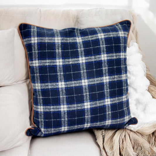 45 X 45CM BLUE CUSHION - COVER ONLY