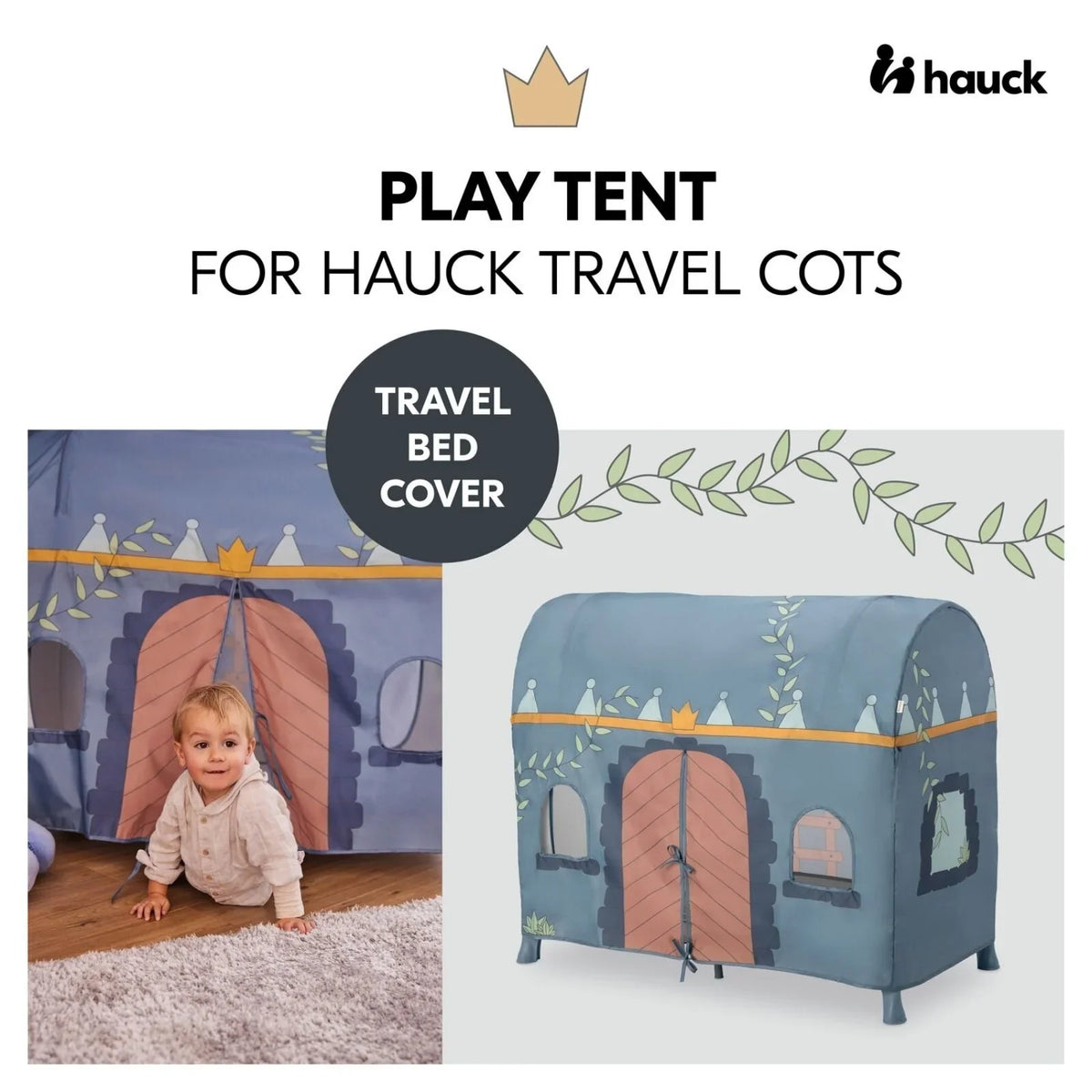 Hauck Travel Cot Cover - Palace