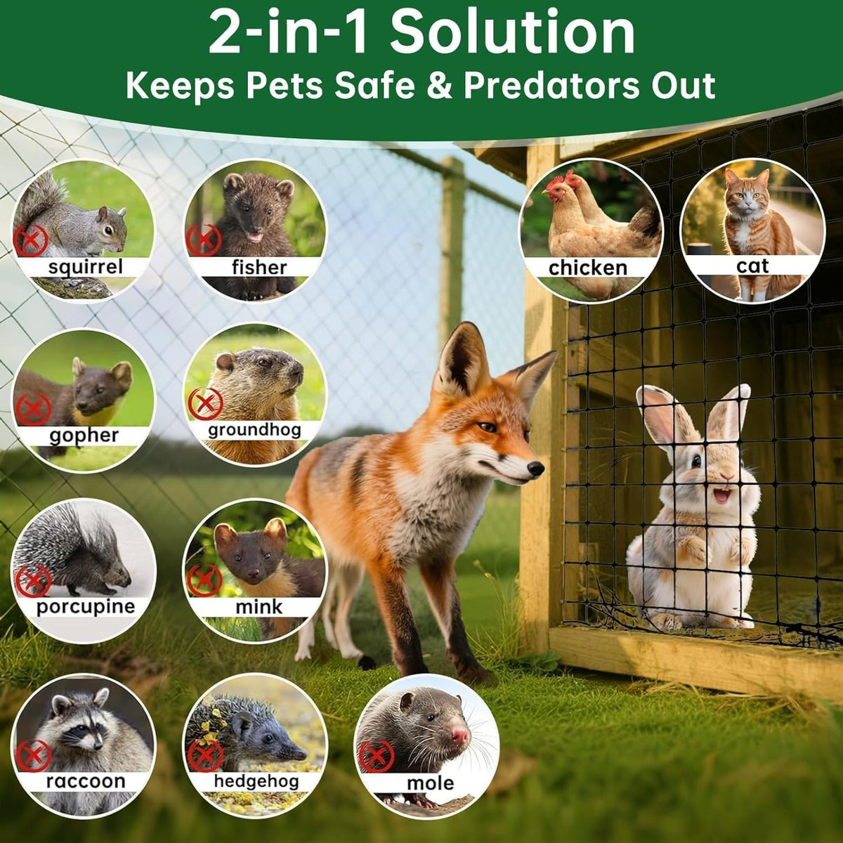 1M x 25M Green PVC Wire Mesh Fence Heavy Duty Rust Proof Garden Fencing Roll