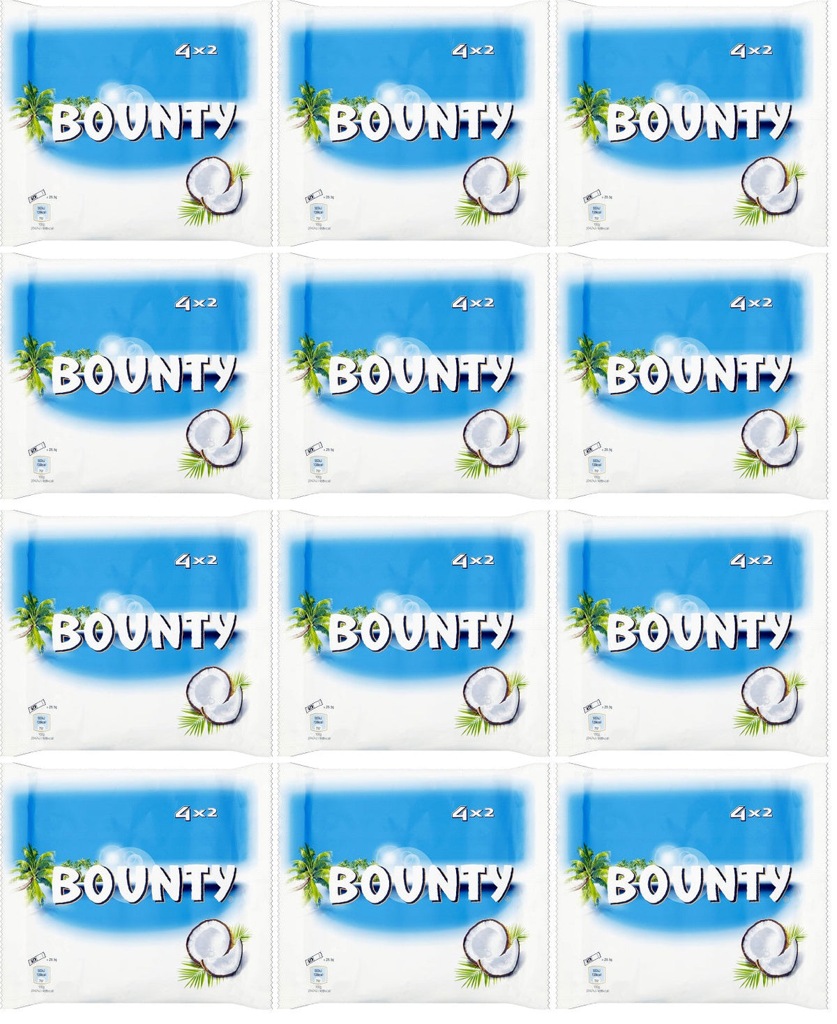 12 x Bounty 4 X 2 X 28.5G