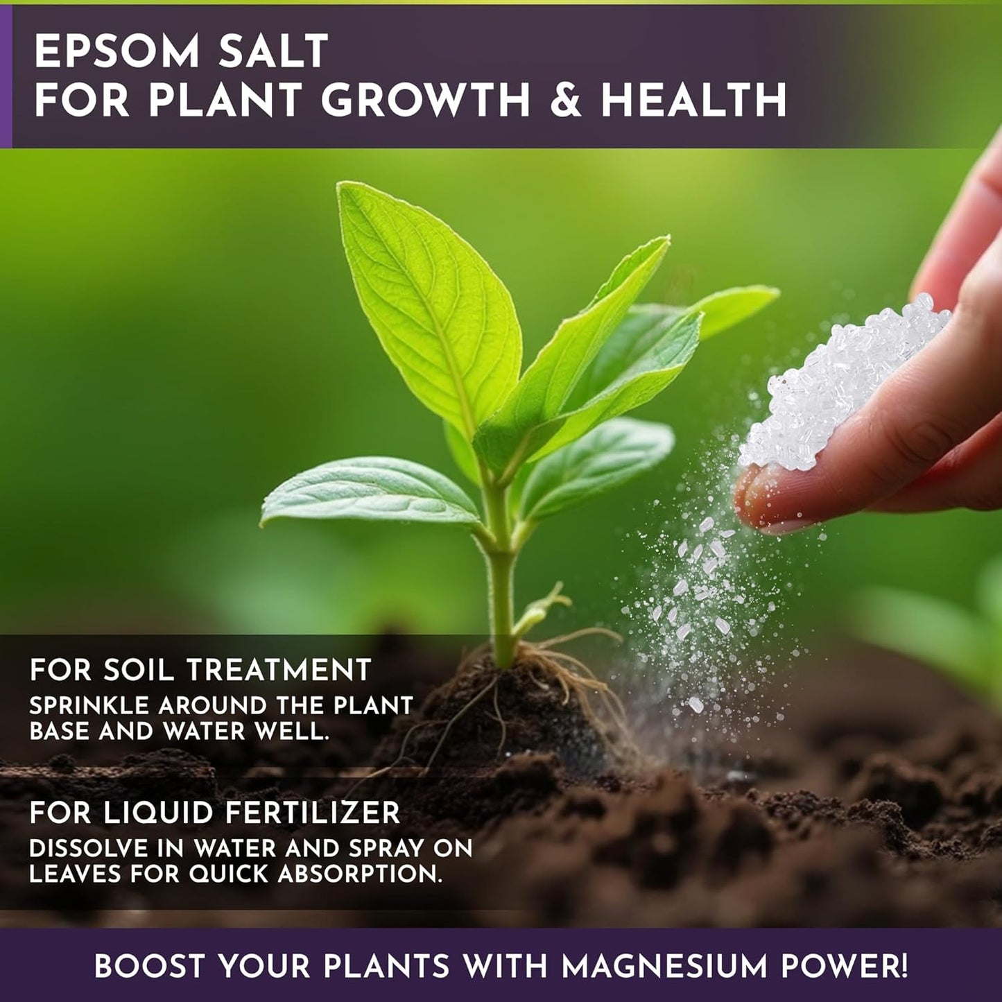 NEERCHEM Lavender Epsom Salt 454g Relaxation & Muscle Recovery Bath