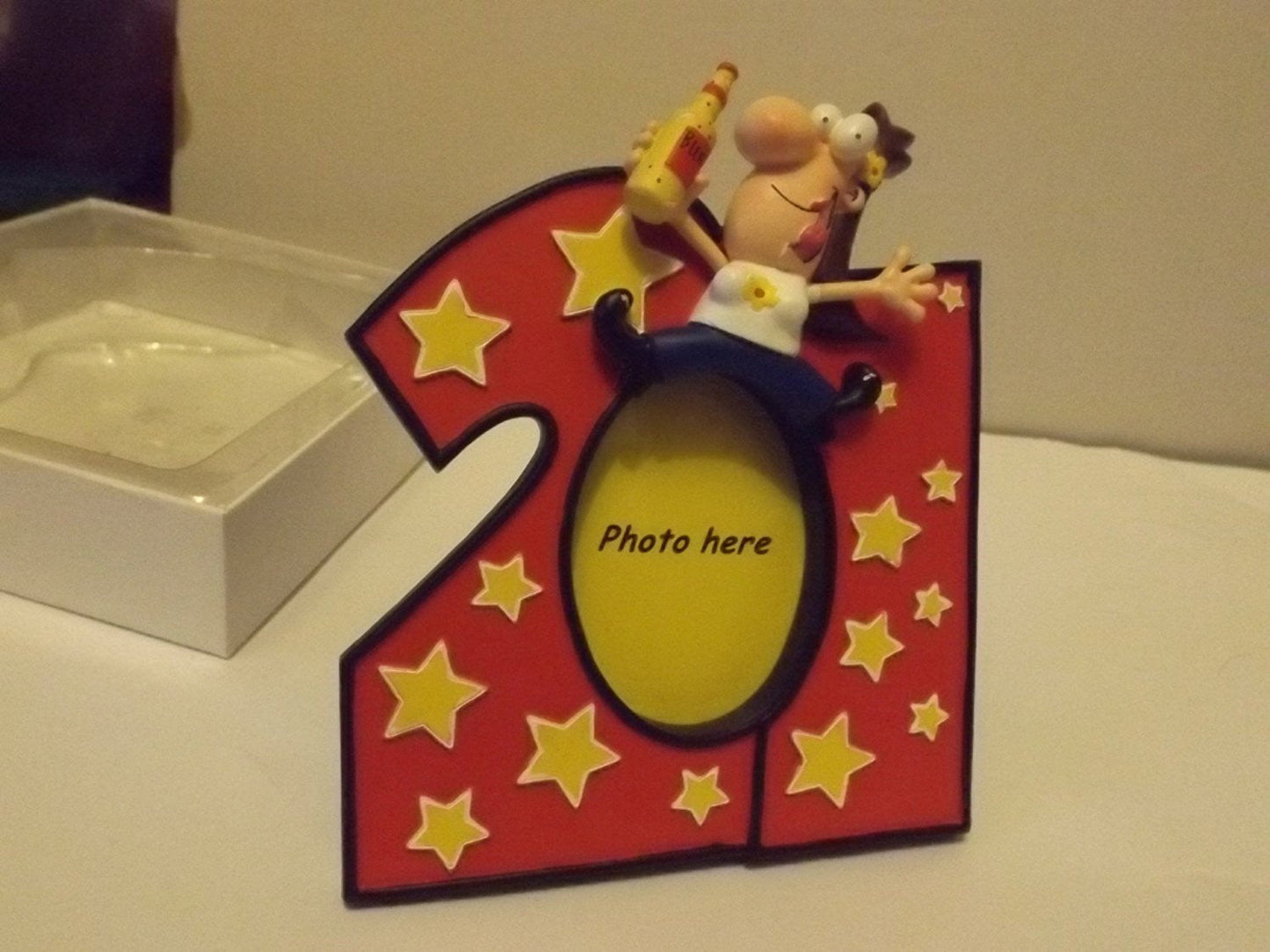 21st 3d birthday photo frame