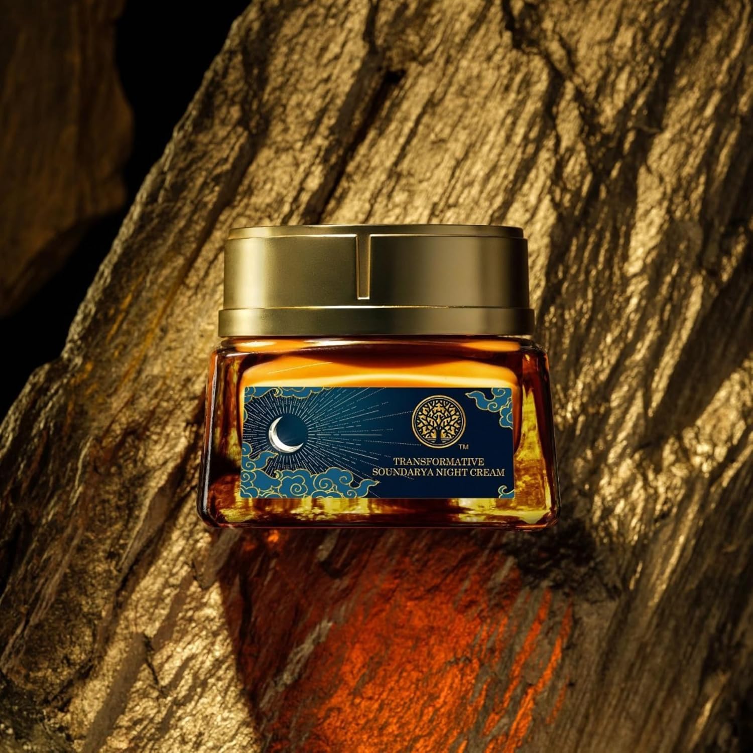 Forest Essentials Soundarya Night Cream | 24K Gold Anti-Aging Formula | Dry Skin