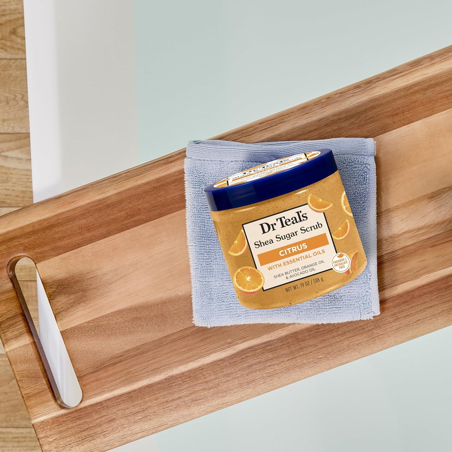 Dr Teal's Citrus Sugar Scrub with Essential Oils & Vitamin C 538g