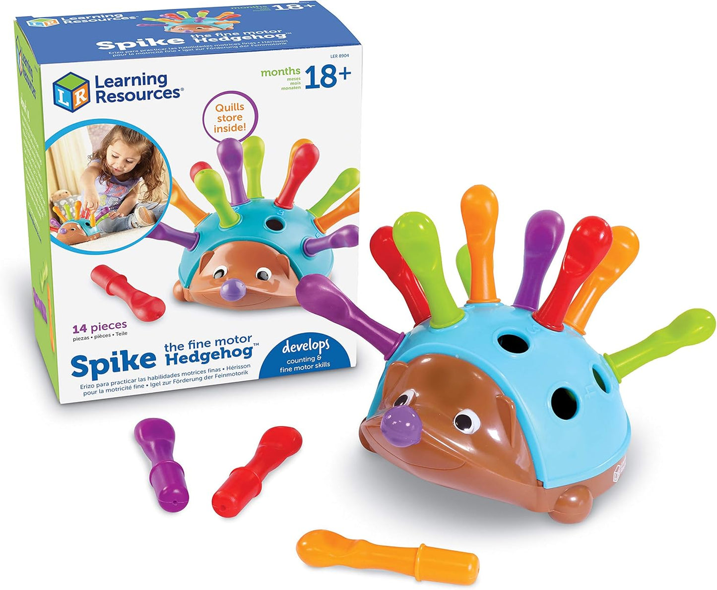 Learning Resources Spike the Fine Motor Hedgehog, New but slightly scruffy box