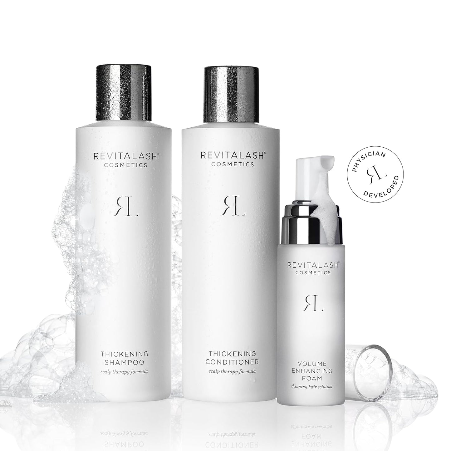 RevitaLash Volume Enhancing Foam | Physician-Developed Hair Growth Solution | 55ml