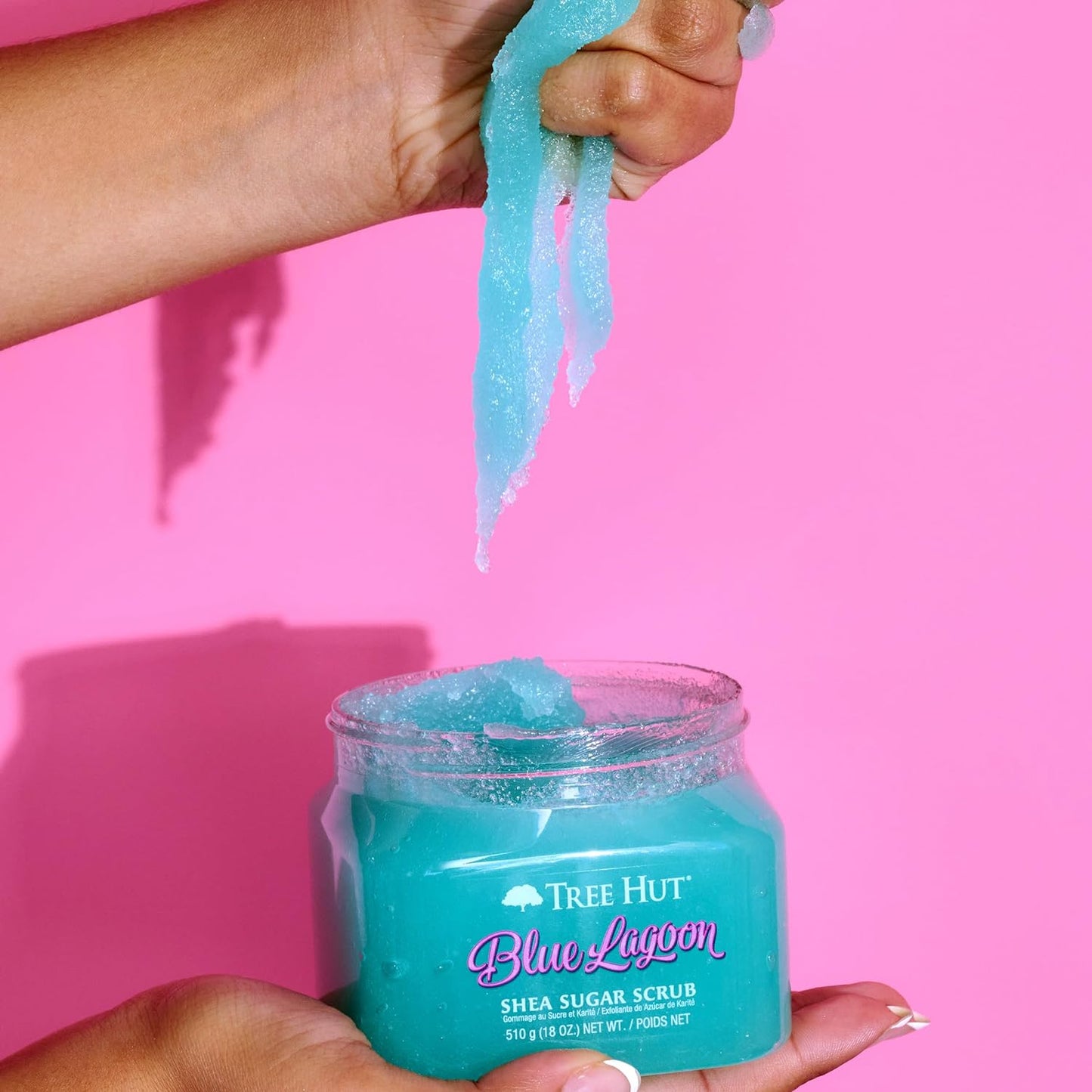 Tree Hut Blue Lagoon Shea Sugar Scrub 510g Exfoliates & Hydrates Skin