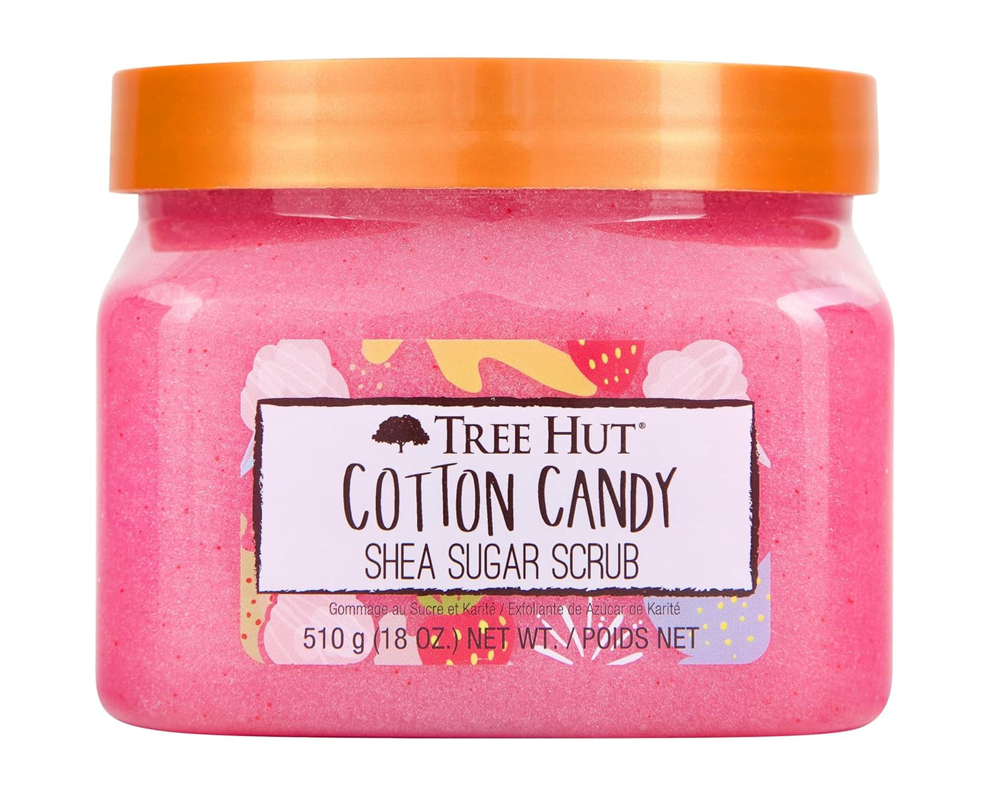Tree Hut Cotton Candy Shea Sugar Scrub 510g Exfoliates & Hydrates Skin