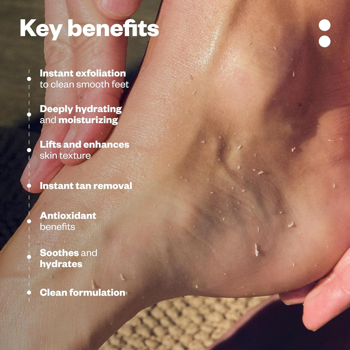 30 Sec Foot Facial | Instant Peeling Spray | Clean Ingredients - Justhuman