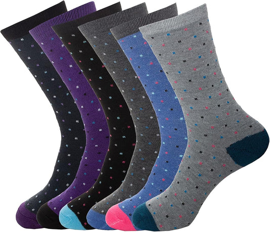 6 Pairs Mens Casual Socks Work Sports Cotton Rich Comfort Designer Sock One Size UK 6–11