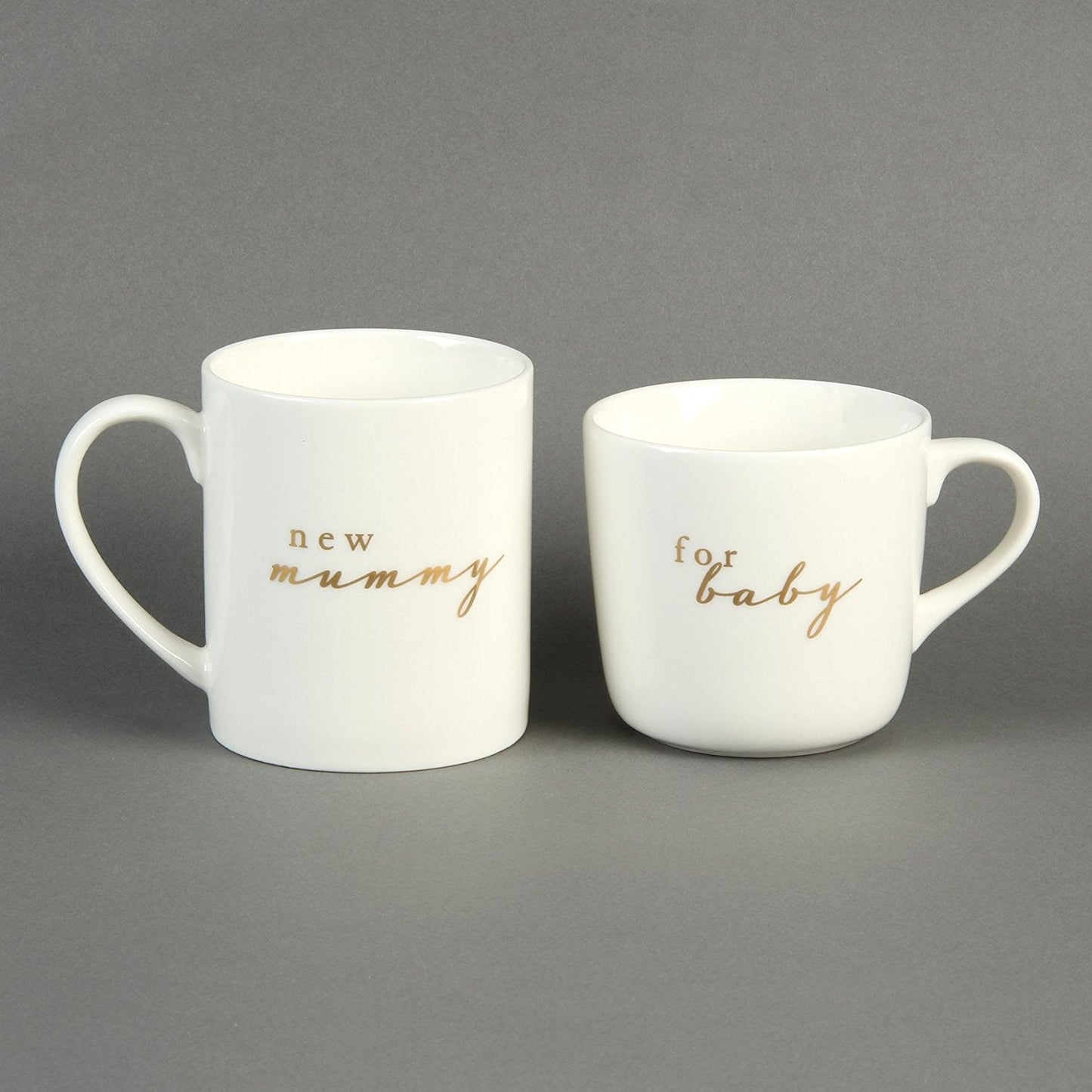 Bambino Gift Set - New Mummy & Baby ~ Two Ceramic Mug Sets