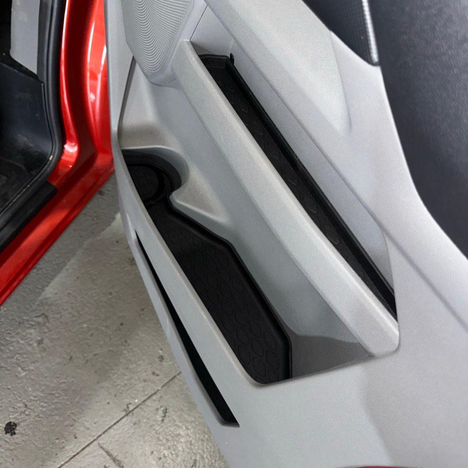 For New Ford Transit Custom 2024-2026 Rubber Door Pocket Inserts | Non-Slip Storage Mats | Van-X