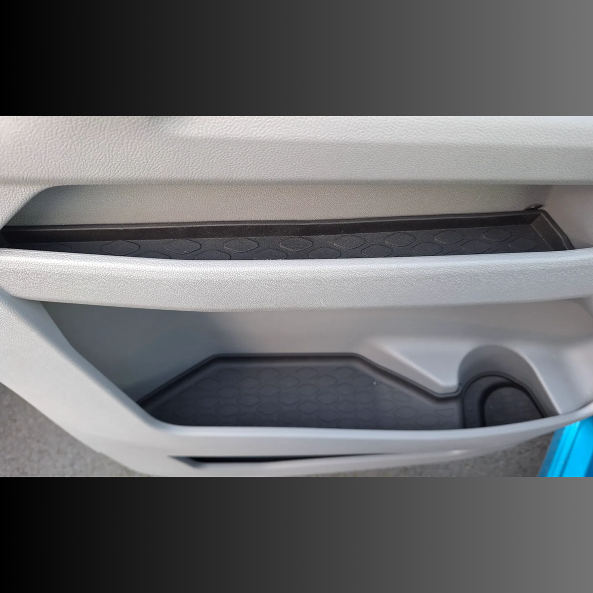 For New Ford Transit Custom 2024-2026 Rubber Door Pocket Inserts | Non-Slip Storage Mats | Van-X