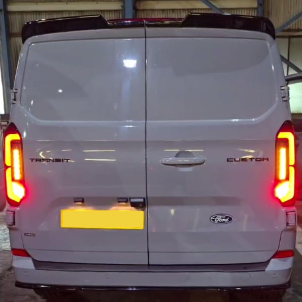 For New Ford Transit Custom 2024-2026 Full LED Rear Lights | Smoked Tail Light Upgrade | Van-X