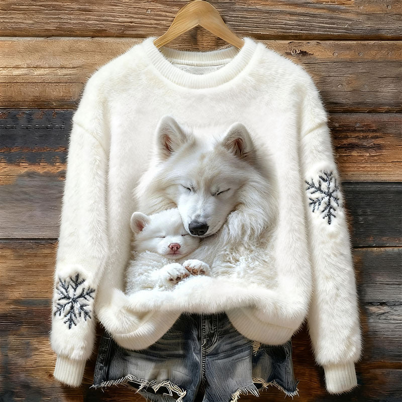 Women's 3D-printed Casual Christmas Hoodie