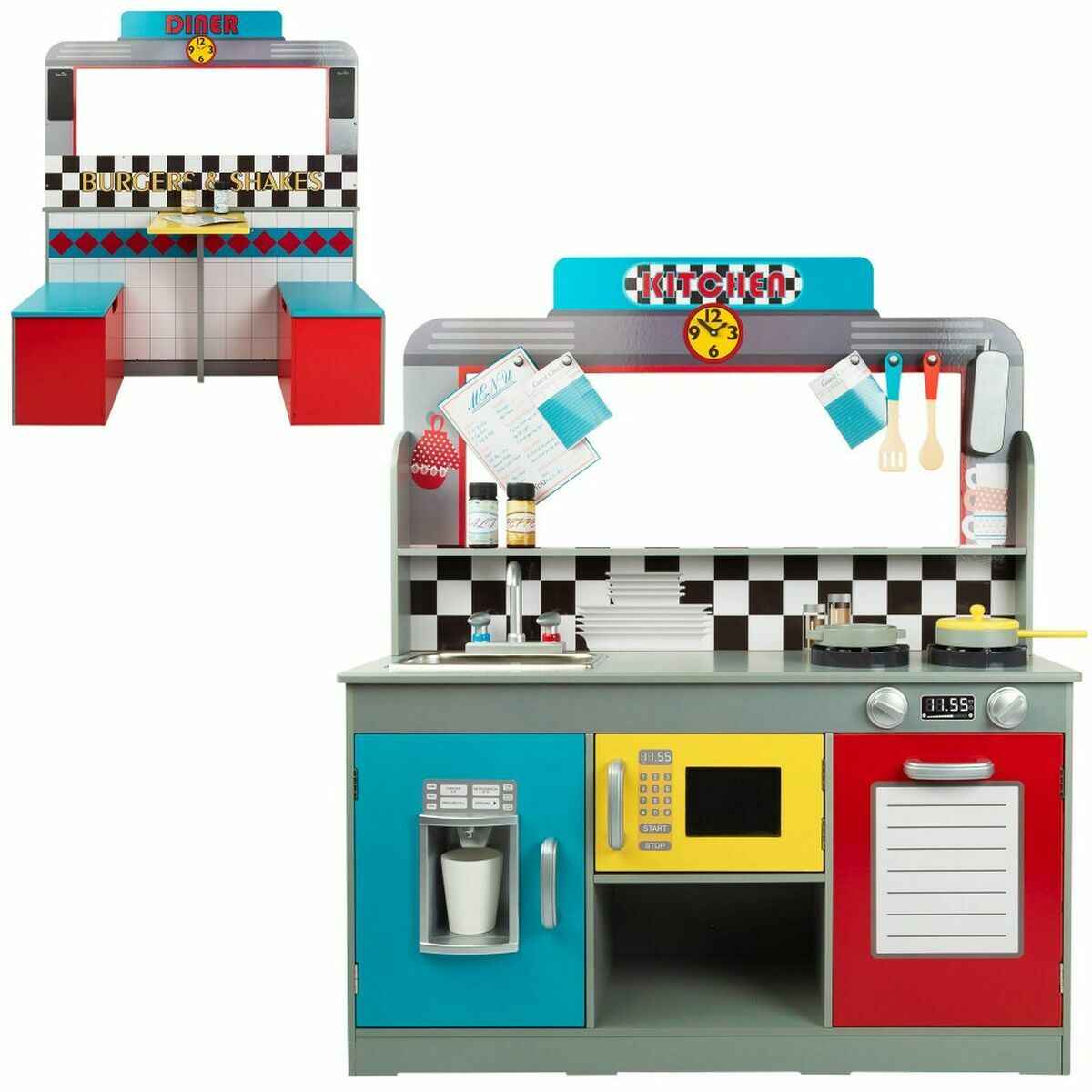 Toy kitchen Woomax Wood 90 x 58 x 104 cm