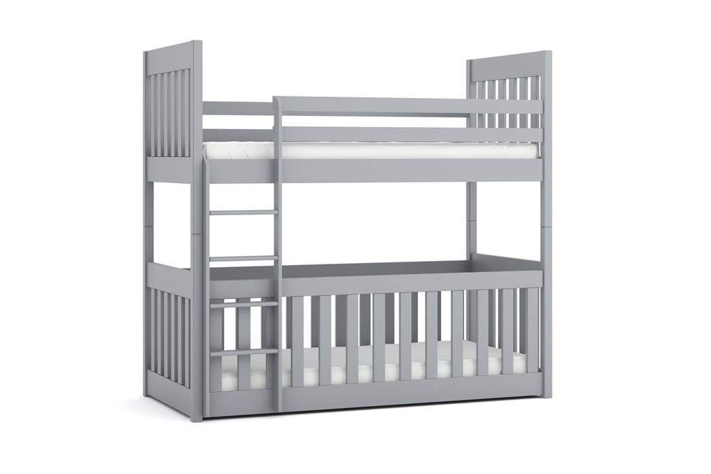 Cris Solid Pine Bunk Bed with Toddler Cot