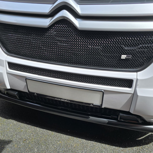 For Citroën Relay Lower Bumper Honeycomb Grille Gloss Black | Front Lower Grille | Van-X
