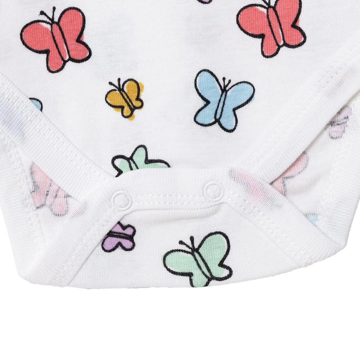 HelloBaby Cotton Popper Neck Long Sleeve Baby Bodysuit (1-3 Months to 2-3 Years)