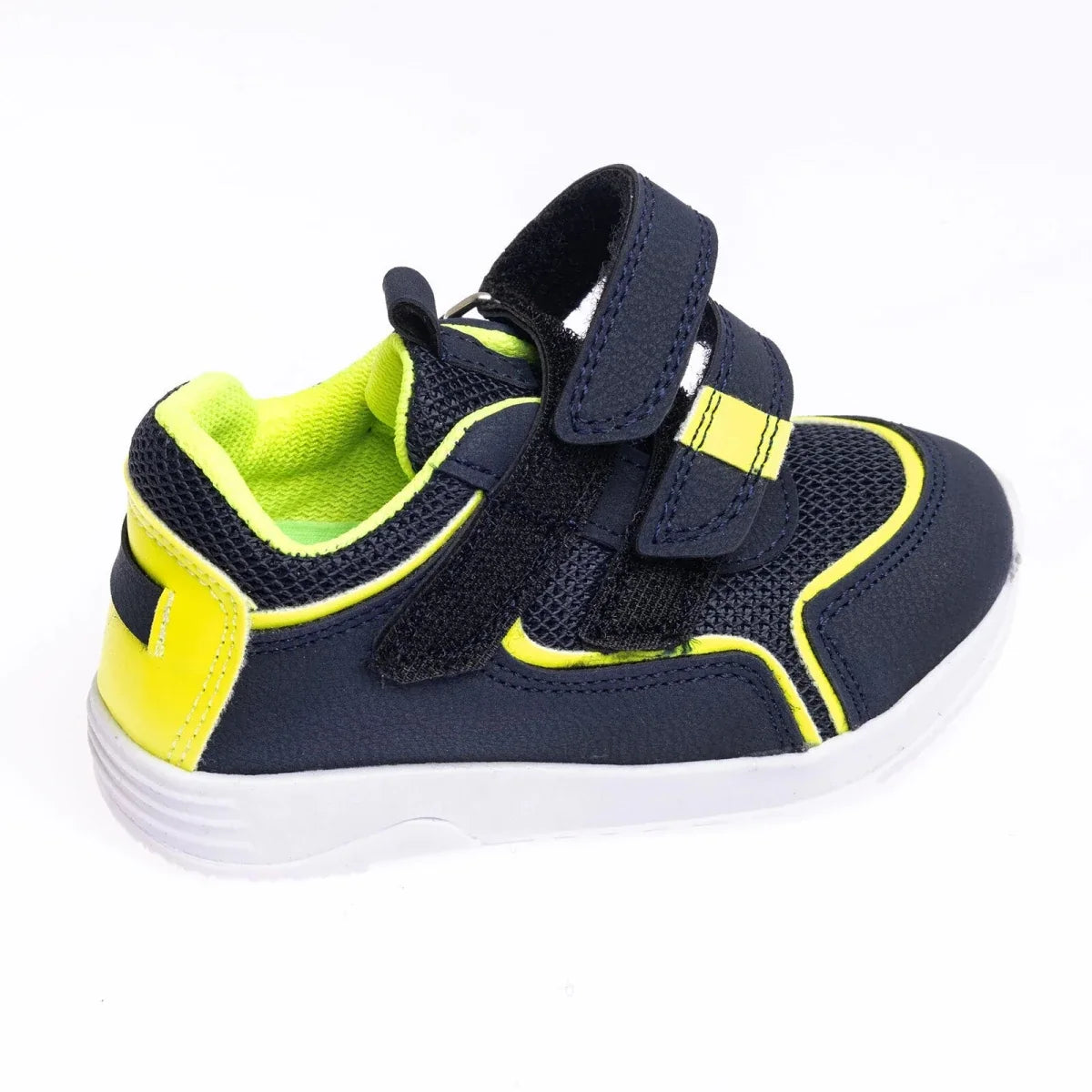 HelloBaby Touch-Fastening Faux Leather Baby Trainers