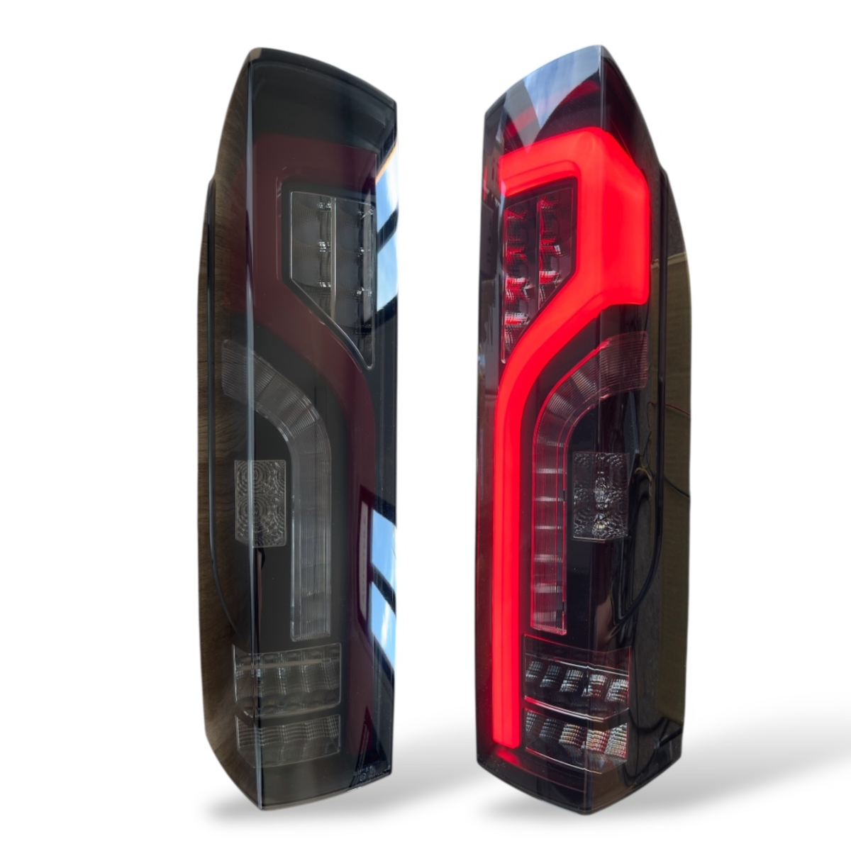 For Citroen Relay Full LED Rear Lights Cluster - Tail Light, Rear Light Unit, Smoked Replacement - Van-X