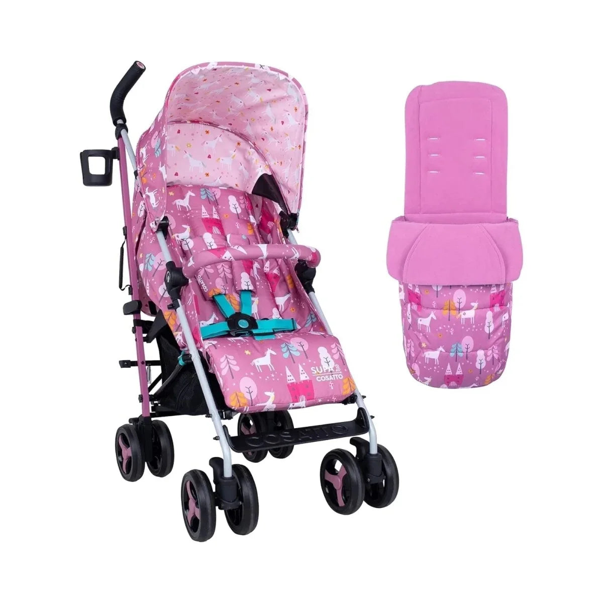Cosatto Supa 3 Stroller - Dusky Unicorn Land