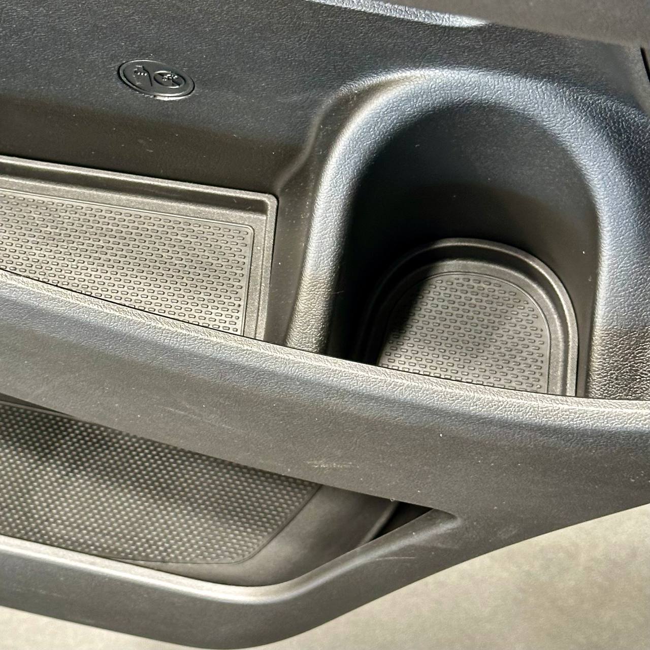 For Vauxhall Movano Rubber Door Liner Pocket Inserts - Black - Van-X