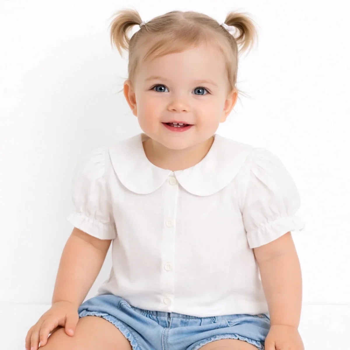 HelloBaby Short Sleeve Baby Shirt (6-9 Months to 4-5 Years)