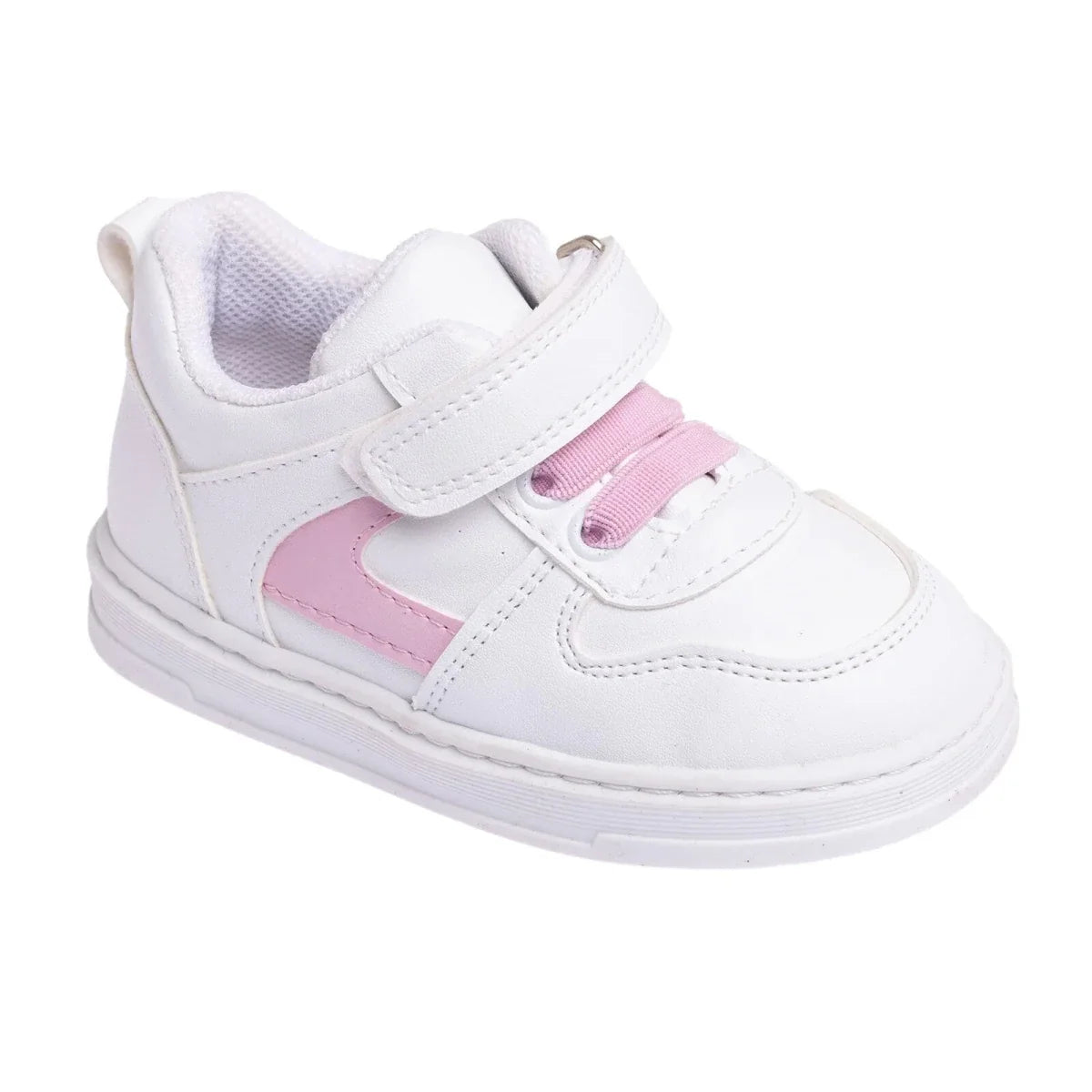 HelloBaby Touch-Fastening Faux Leather Baby Trainers