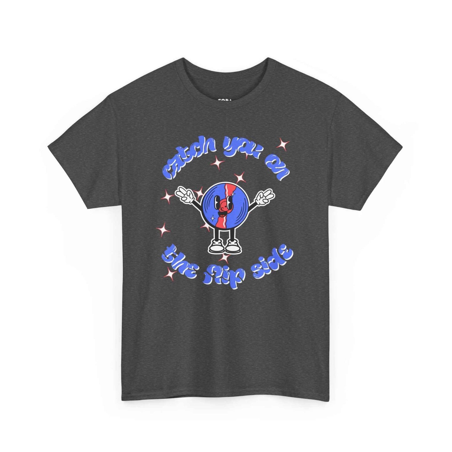 'Catch You On The Flip Side' Men's Vinyl T-Shirt