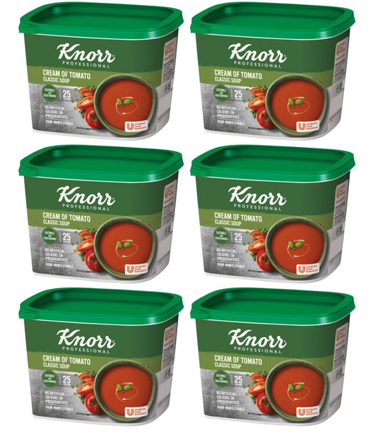 6 x Knorr Professional Classic Cream Of Tomato Soup 4.5L