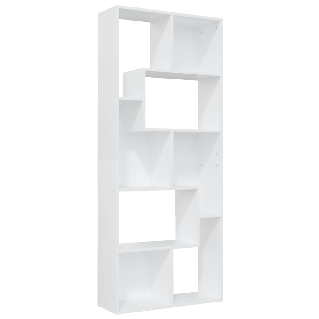 Modern Wooden Tall Open Bookcase Book Storage Cabinet Shelving Storage Display