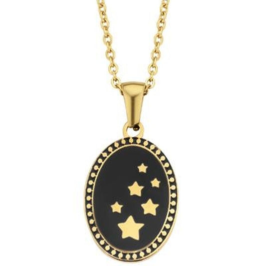 Ladies' Pendant CO88 Collection 8CN-26134 Golden Black