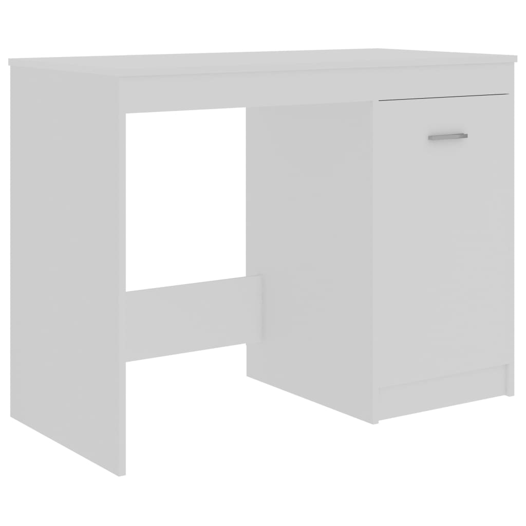 Modern Wooden Large Home Office Computer Writing Desk With 3 Drawers Cupboard