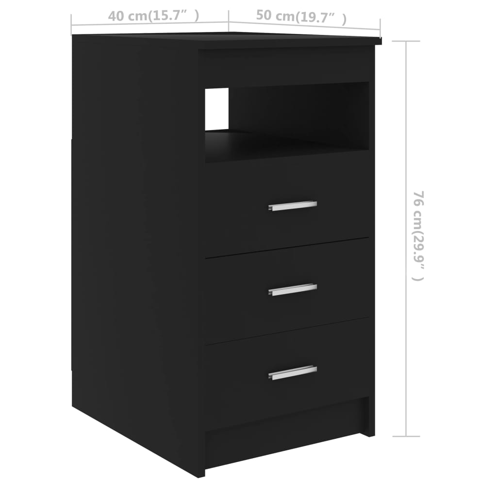 Modern Wooden Large Home Office Computer Writing Desk With 3 Drawers Cupboard