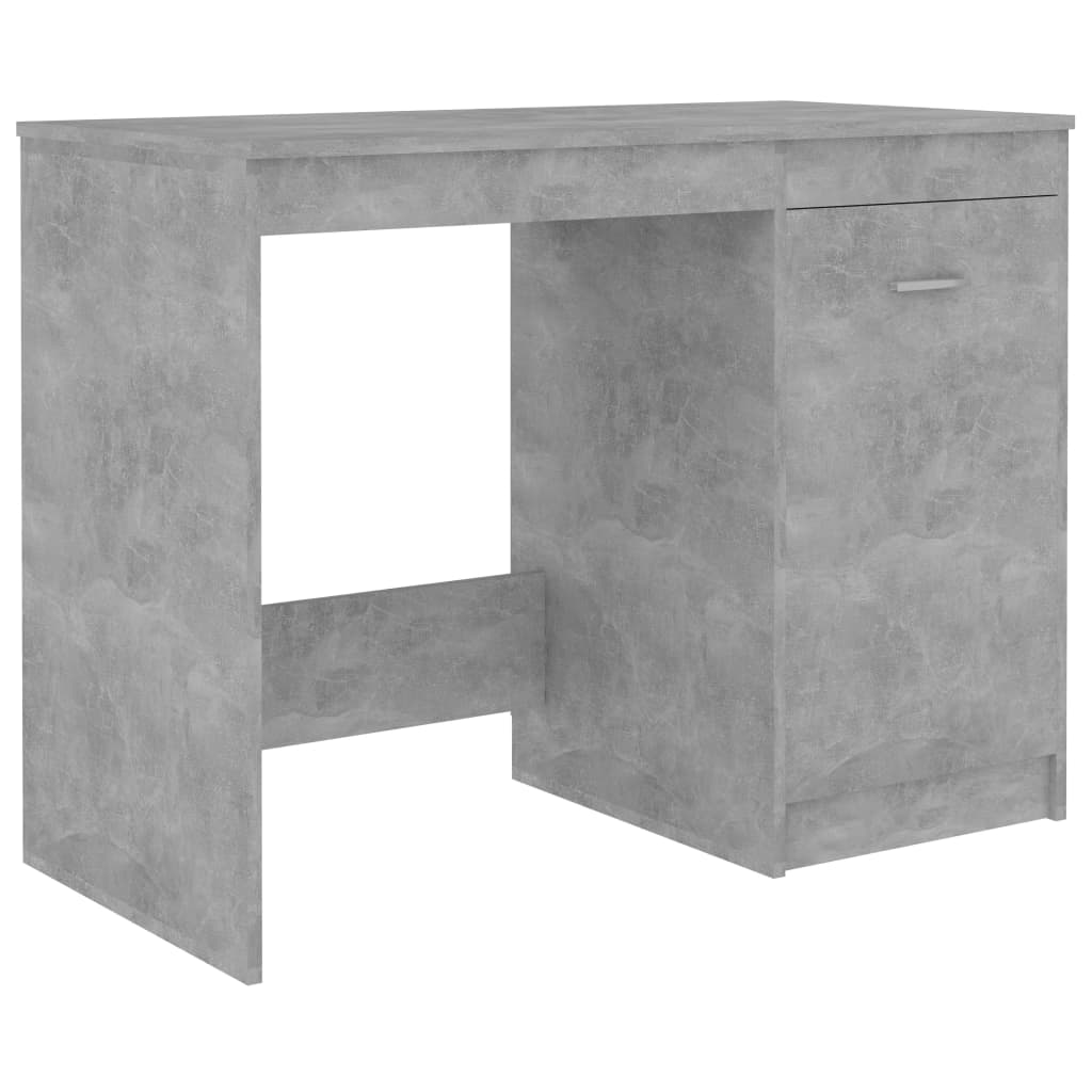 Modern Wooden Large Home Office Computer Writing Desk With 3 Drawers Cupboard