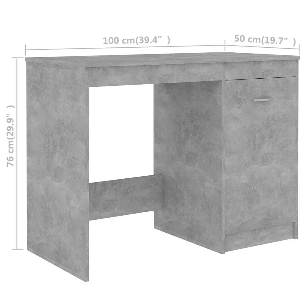 Modern Wooden Large Home Office Computer Writing Desk With 3 Drawers Cupboard