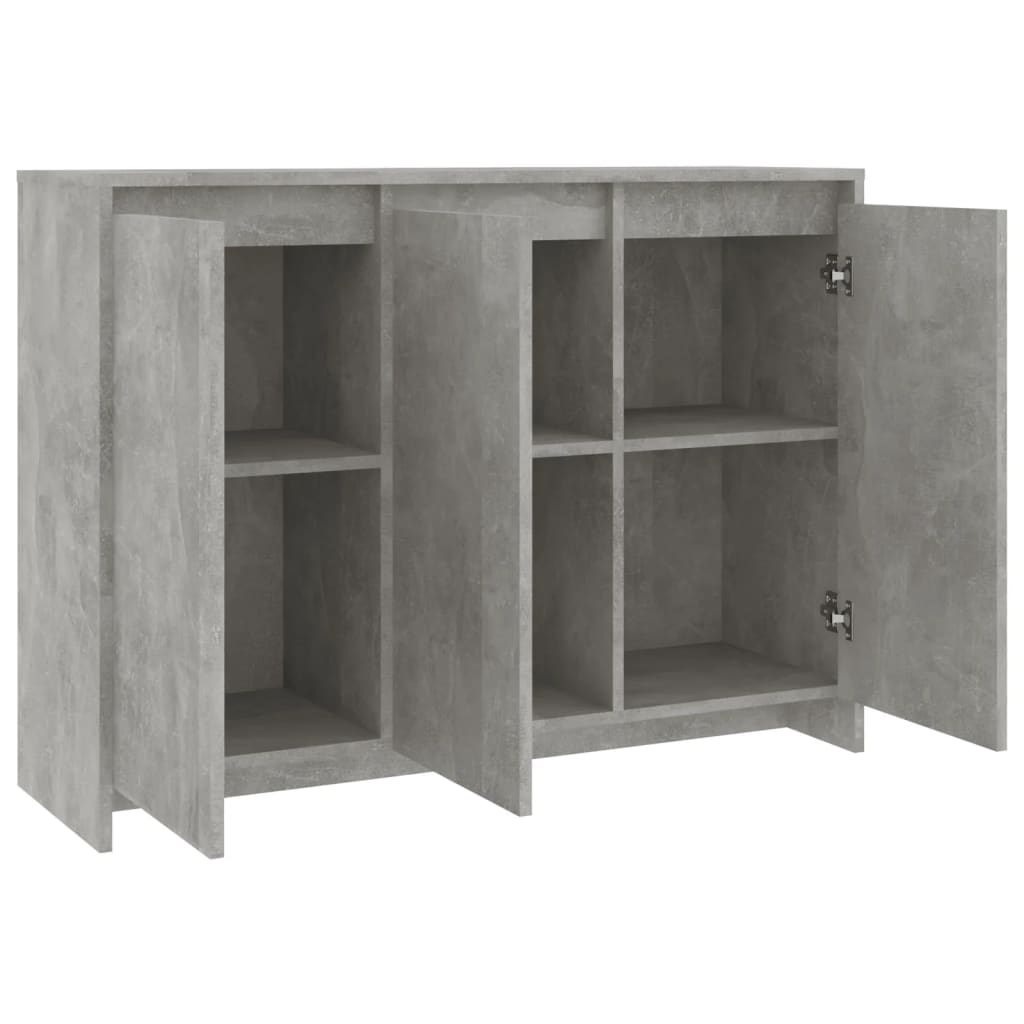 Modern Wooden 3 Door Home Sideboard Storage Cabinet Wood Dining Room Unit