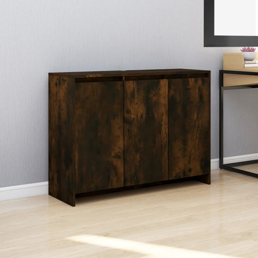 Modern Wooden 3 Door Home Sideboard Storage Cabinet Wood Dining Room Unit