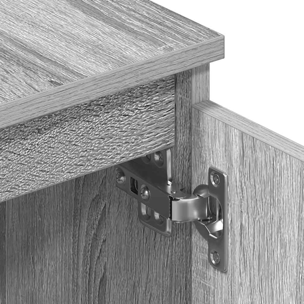 Modern Wooden 55 Inch TV Tele Stand Unit Cabinet With 2 Doors & Open Storage