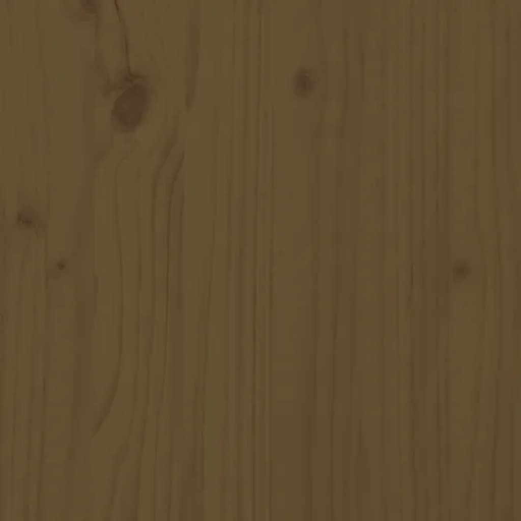 Book Cabinet Honey Brown 50x35x125.5 cm Solid Wood Pine