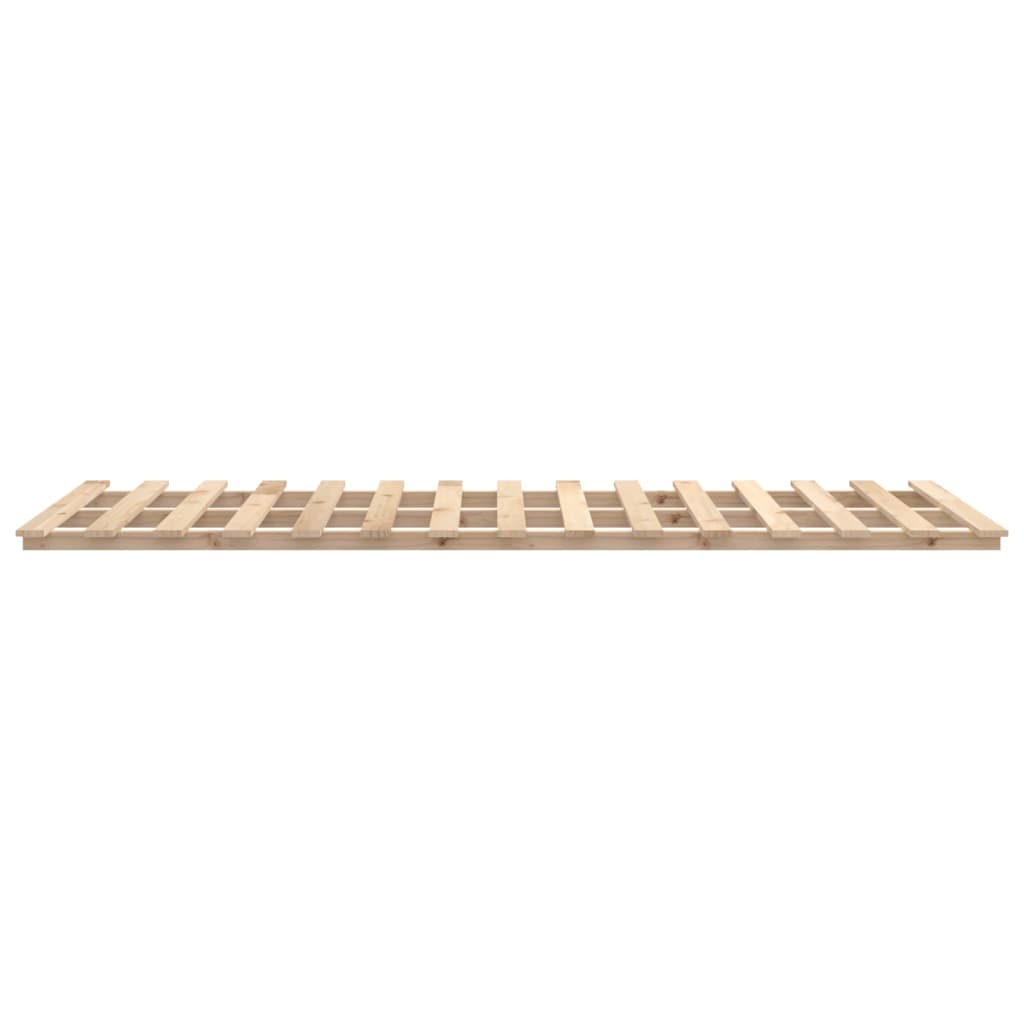 Bed Frame without Mattress 150x200 cm King Size Solid Wood Pine