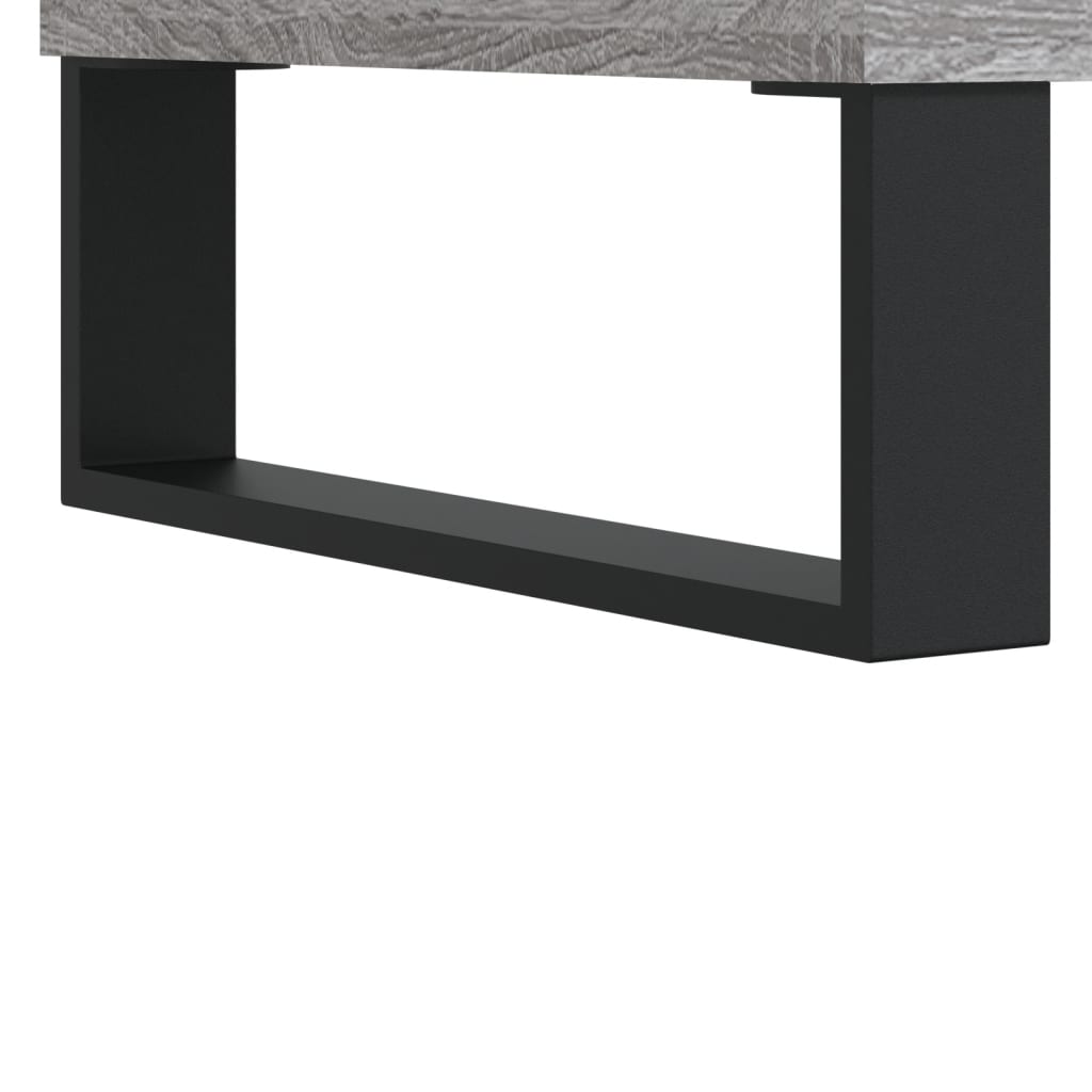 Bathroom Cabinet Grey Sonoma 30x30x100 cm Engineered Wood