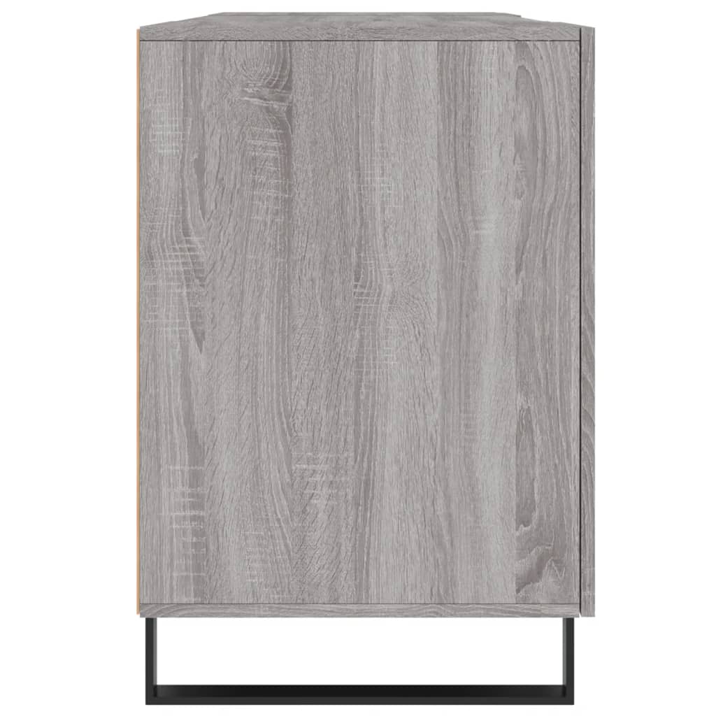 Modern Wooden Home Office Computer Table Desk With 2 Storage Cupboards Wood