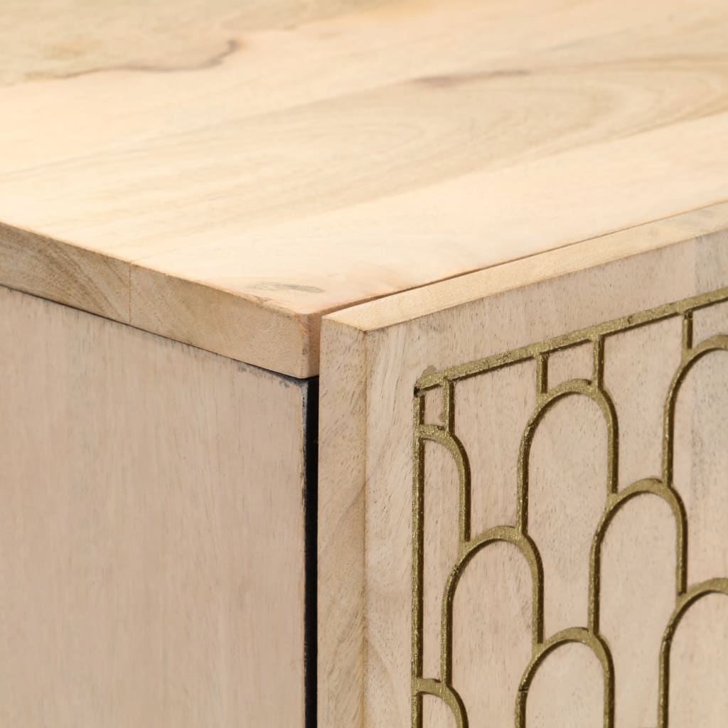 Highboard 40x33x110 cm Solid Wood Mango