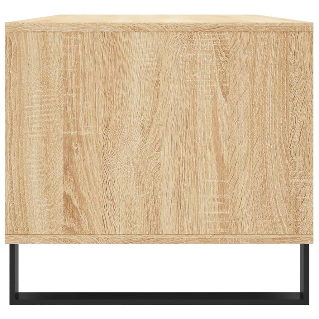 Modern Wooden Living Room Coffee Table With Open Storage & Drawer Wood