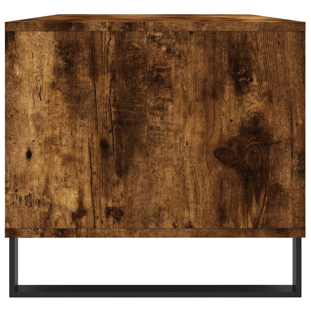 Modern Wooden Living Room Coffee Table With Open Storage & Drawer Wood