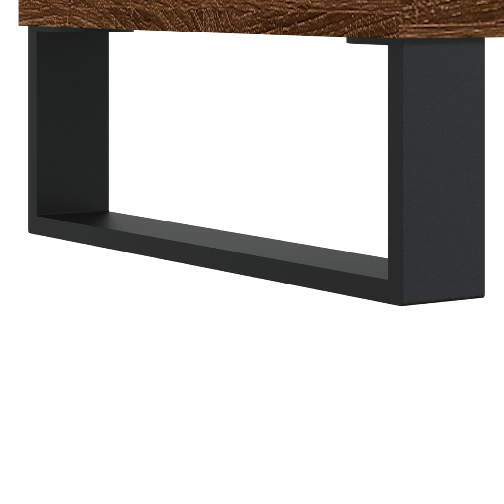 Modern Wooden Living Room Coffee Table With Open Storage & Drawer Wood