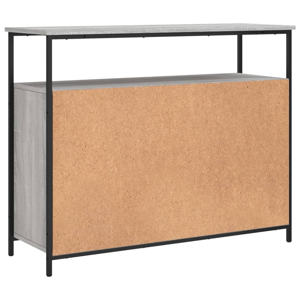 Sideboard Grey Sonoma 100x35x80 cm Engineered Wood